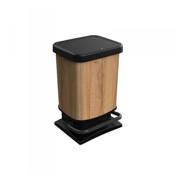 1754007026 - Kosz na śmieci PASO 20L drewno  