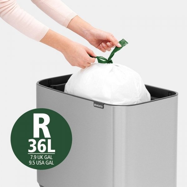 Kosz TOUCH BIN BO 36L Mineral Concrete Grey
