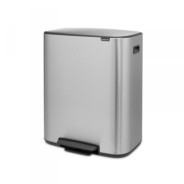 Kosz pedałowy BO 2x30L Matt Steel FPP