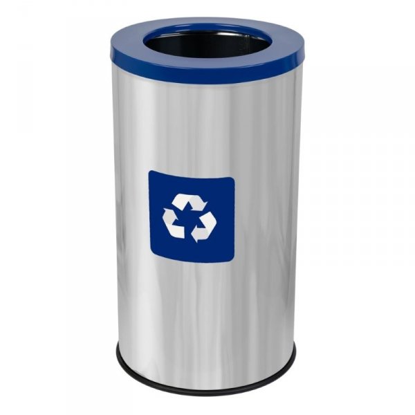 Kosz do segregacji odpadów EKO PRESTIGE 75L papier ( stal połysk )