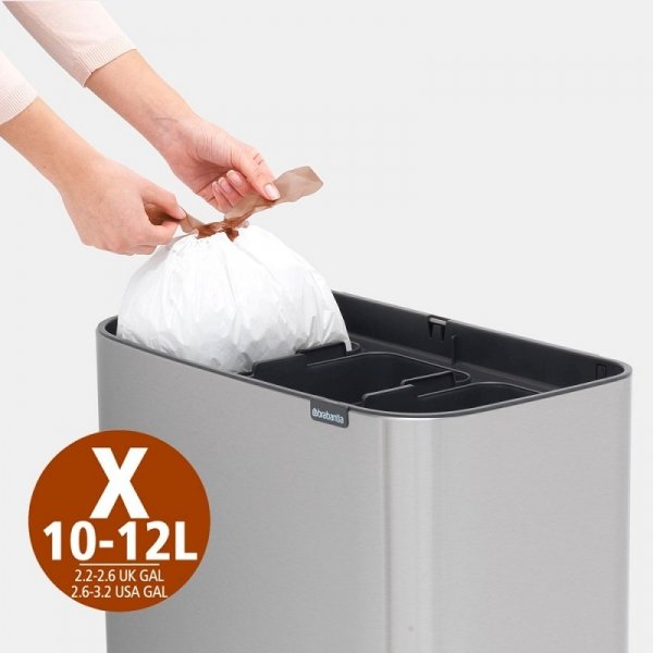 Kosz TOUCH BIN BO 3x11L Metallic Gold