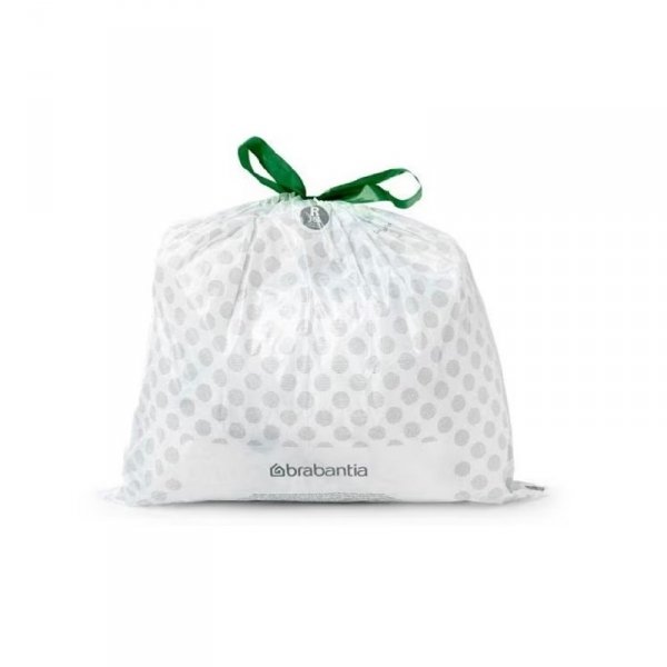PerfectFit Bags - Worki na śmieci białe : rozmiar &quot;R&quot; 36l (20szt)