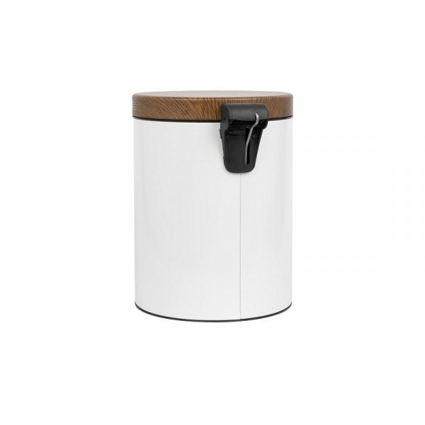 Kosz na śmieci 5L FREEDOM FRESH SOFT Sherwood biały ( z wolno opadającą pokrywą )