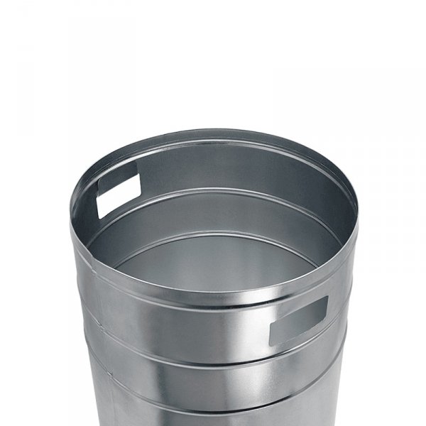 Kosz uliczny TWIST 70L szary