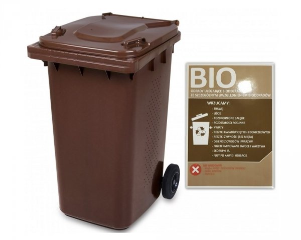 Pojemnik na odpady 240L BI0