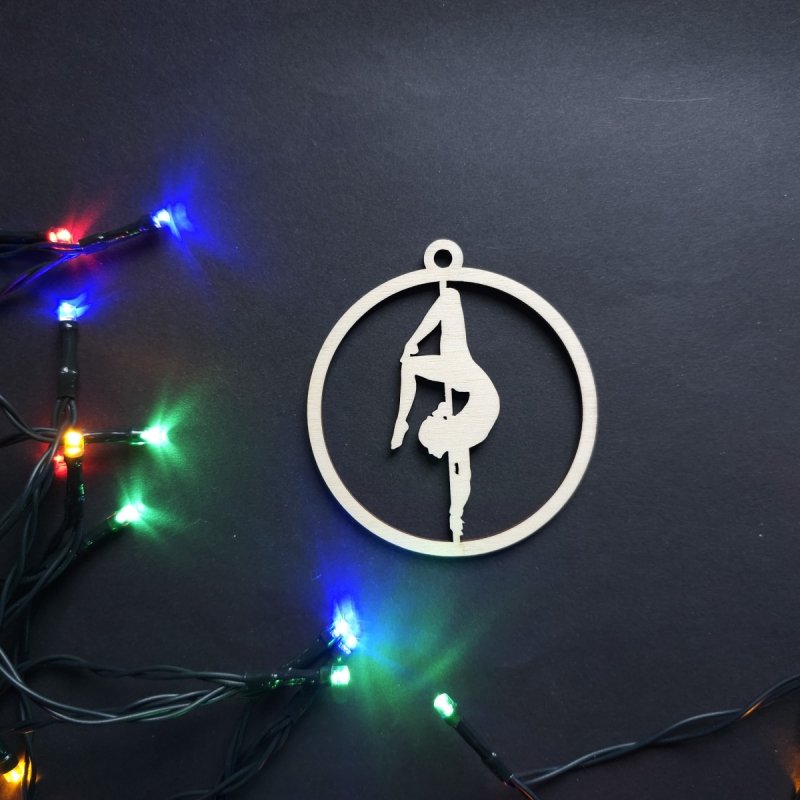 Pole dance Christmas Ornaments, perfect gift for pole dancer, Pole dance Wall Decor