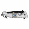 Nóż Mil-Tec Rescue ratowniczy srebrny