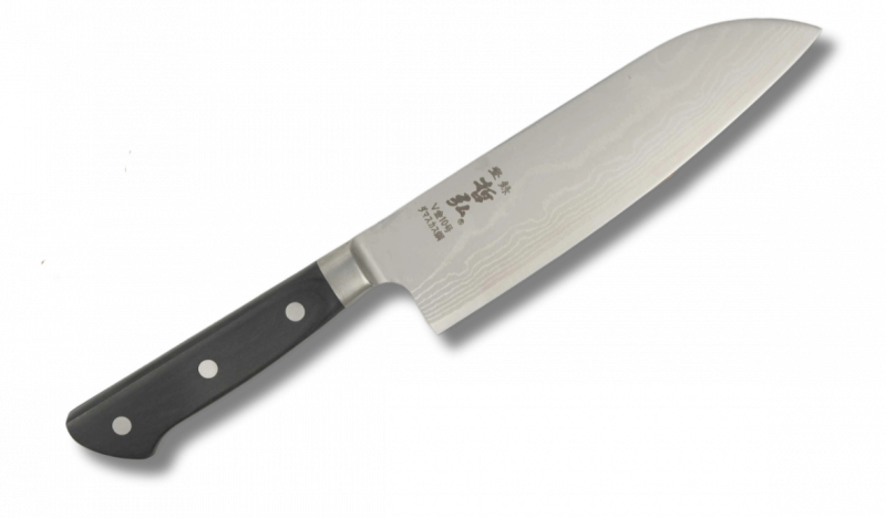 Nóż kuchenny Tetsuhiro KD Santoku 170 mm [KD-861]