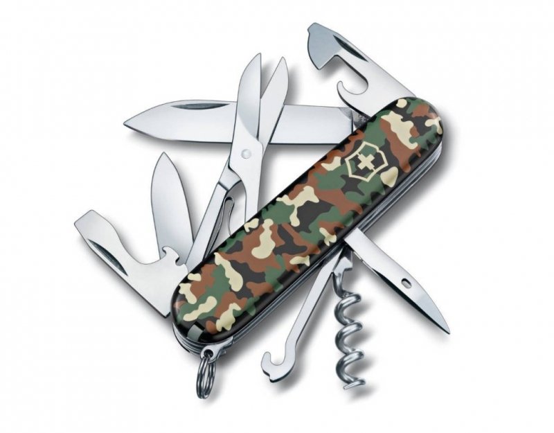 Scyzoryk Victorinox Climber Camouflage, 14 funkcji, kamuflaż
