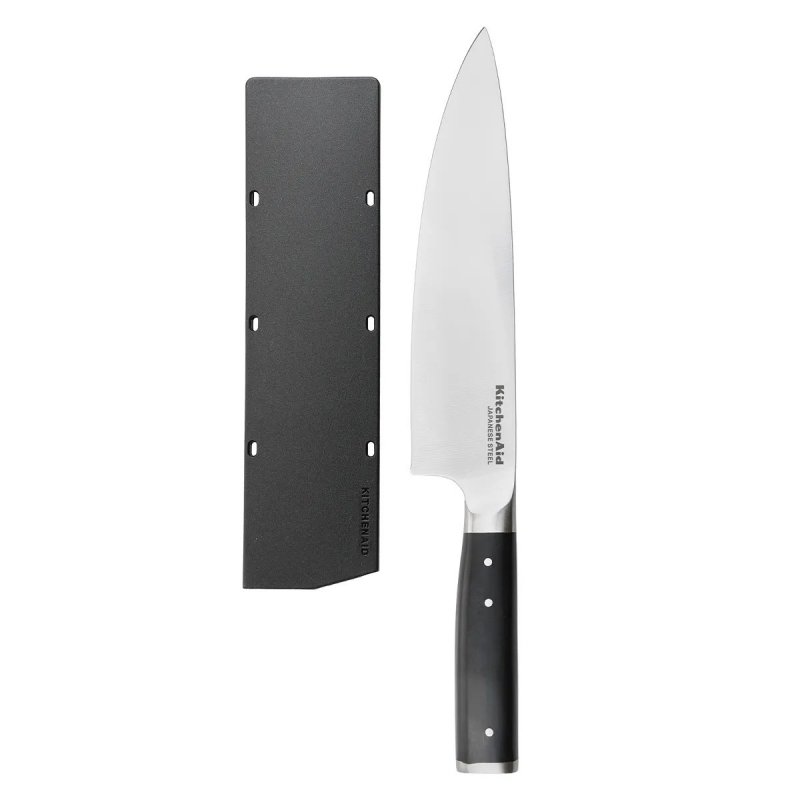 KitchenAid Nóż Szefa 20cm Japońska Stal Kuta z Osłonką