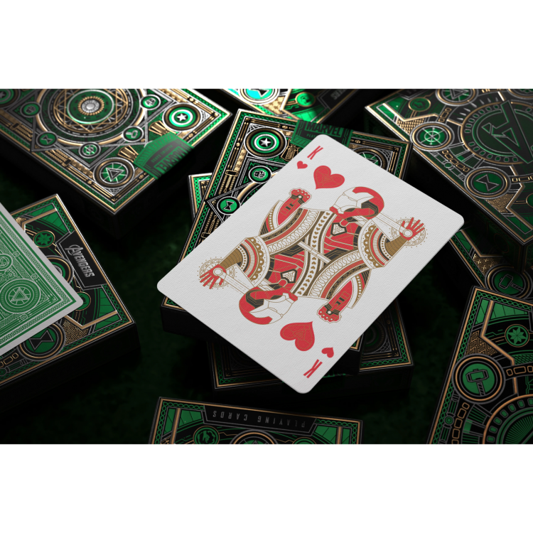 Karty do gry  Theory11 Avengers Infinity Saga Green Edition