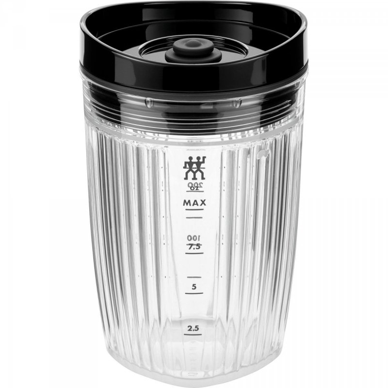 Bidon Do Blendera Z Pokrywką Próżniową 300 Ml Czarny Enfinigy Zwilling