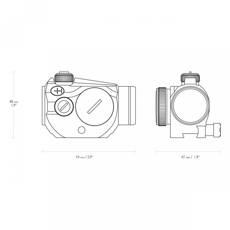 Kolimator Hawke Vantage RD 1x20 Dovetail 3 MOA dot