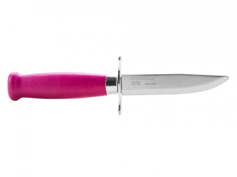 Nóż Morakniv Scout 39 Safe różowy stal nierdzewna