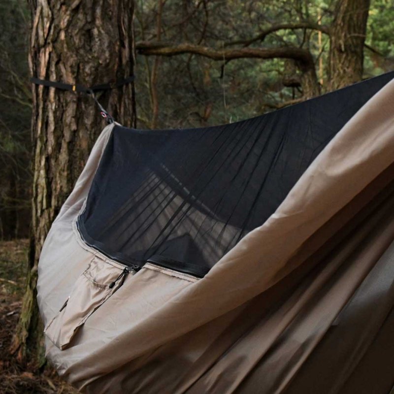 Hamak TigerWood Ważka V2 z moskitierą pustynny