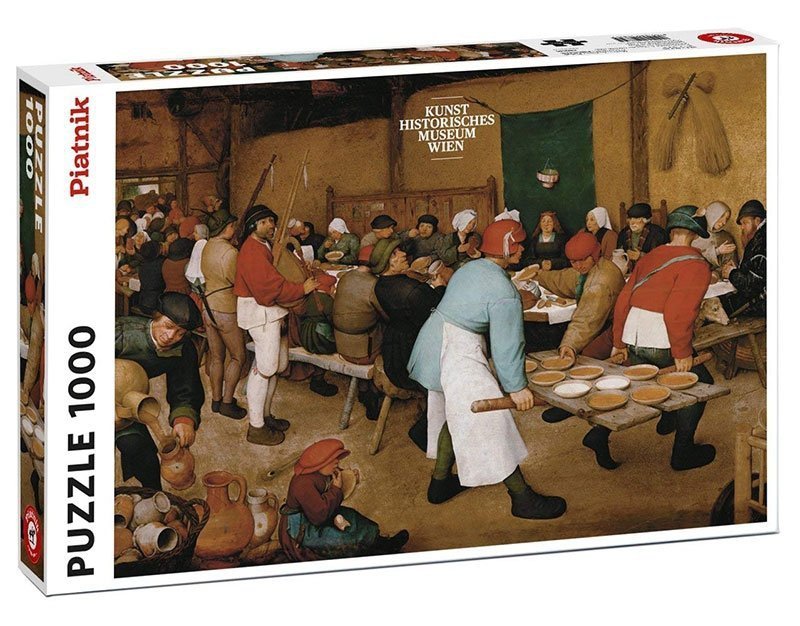 Puzzle Piatnik Brueghel Chłopskie Wesele 1000 el. 67x44