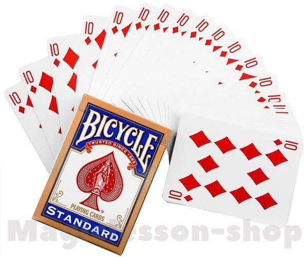 Karty Bicycle Standard Rider Back Niebieskie