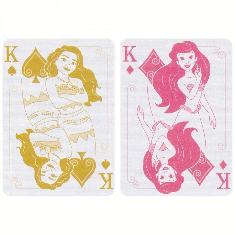 Karty do gry Bicycle Disney Princess Navy - 52+2, 63,5x88,9mm, USA