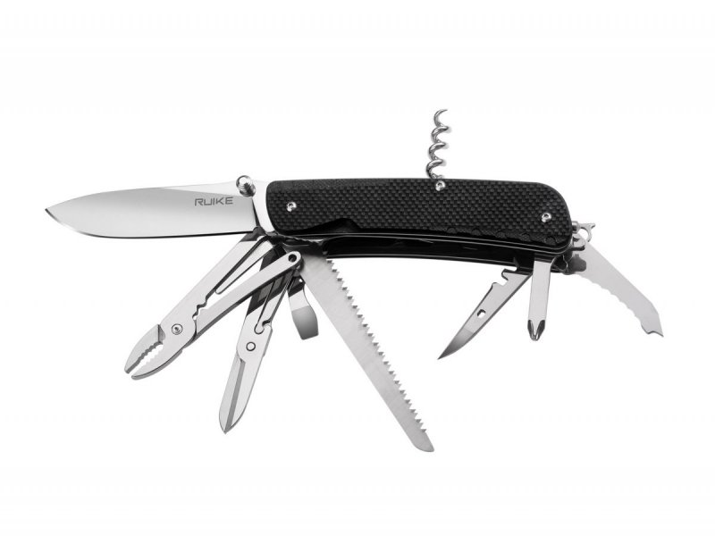 Scyzoryk Ruike LD51-B wielofunkcyjny, czarny