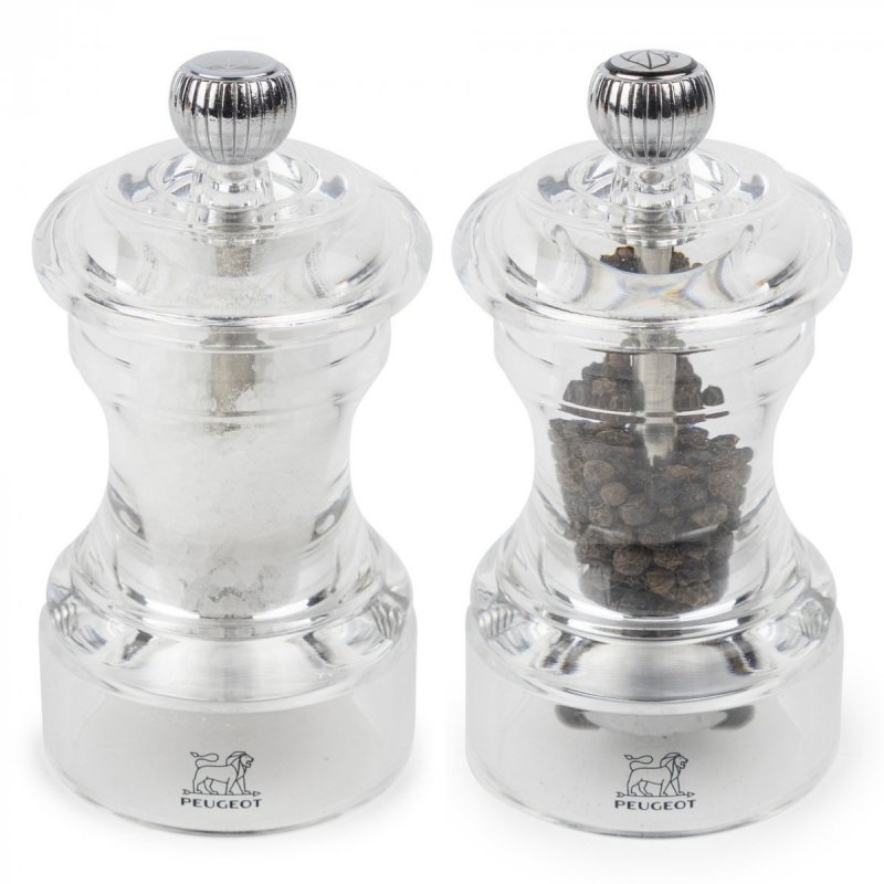 BISTRO Zestaw młynków do soli i pieprzu 10 cm akry Peugeot