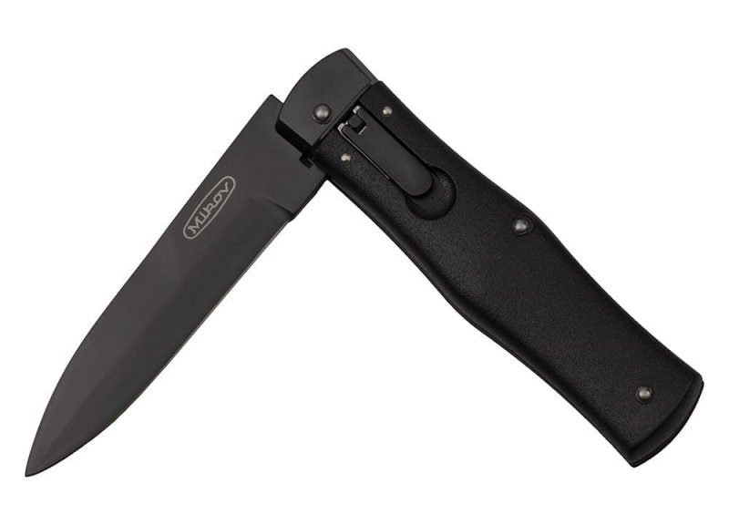 Nóż sprężynowy Mikov Predator Blackout 241-bh-1/bk