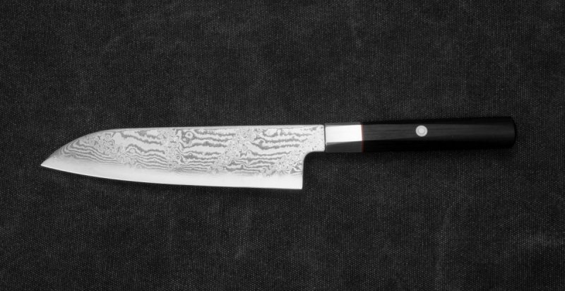 Mcusta Zanmai Splash Nóż Santoku 18cm