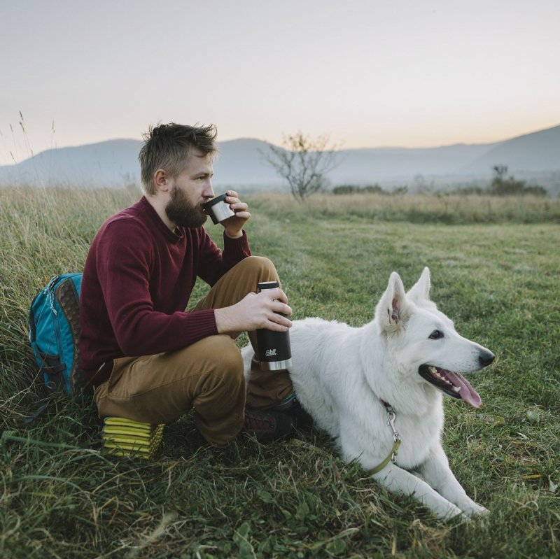 Termos Esbit Sculptor Vacuum Flask 1L żółty - stal nierdzewna, BPA free