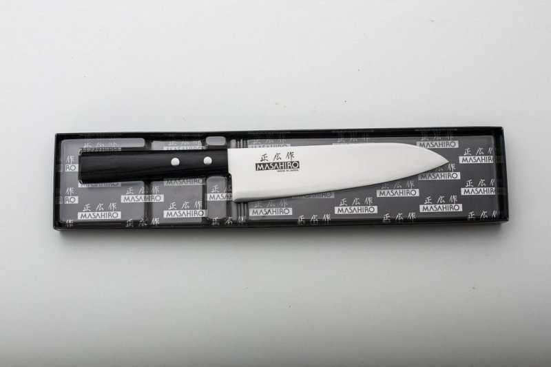 Nóż Masahiro Sankei Chef 180mm czarny [35842]