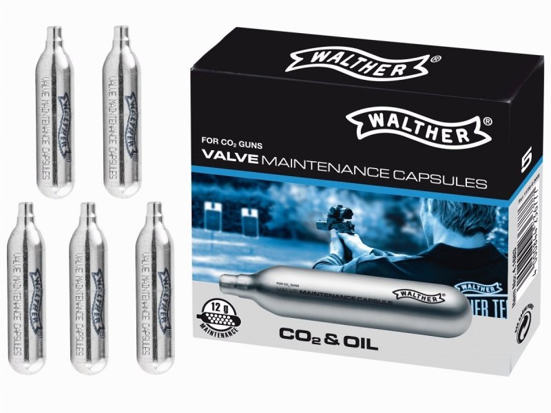 Nabój kapsuła CO2 Umarex 5 szt. 12 gr konserwująco-czyszcząca