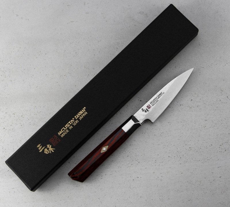 Mcusta Zanmai Supreme Hammered Nóż do obierania 9cm