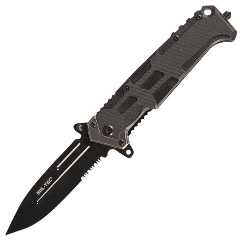 Nóż Składany Mil-tec Assault G10 Black (15325500)