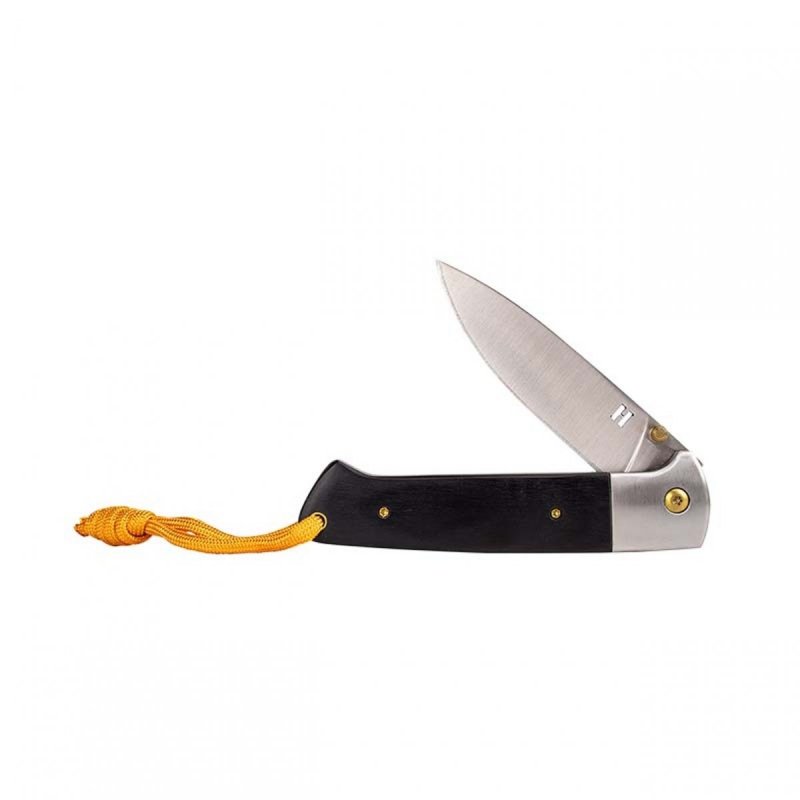 Czarny Nóż Homey's, Outdoor, Abel, stal nierdzewna, drewno pakka