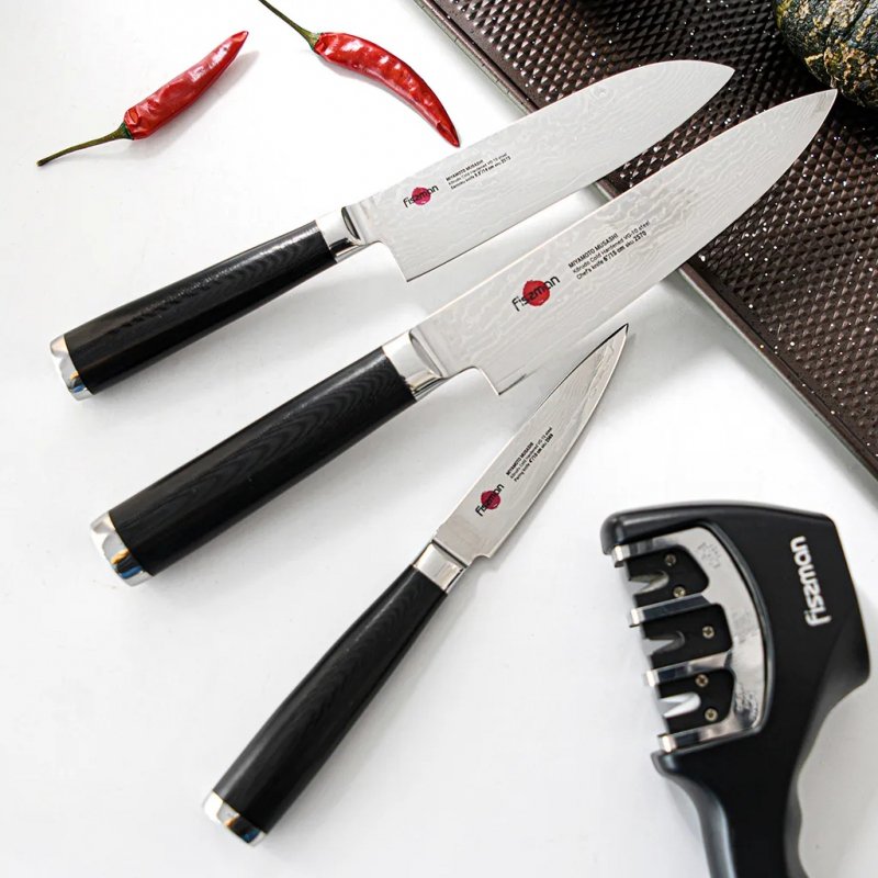 Nóż szefa kuchni 6&quot; Fissman MUSASHI 15 cm Damast