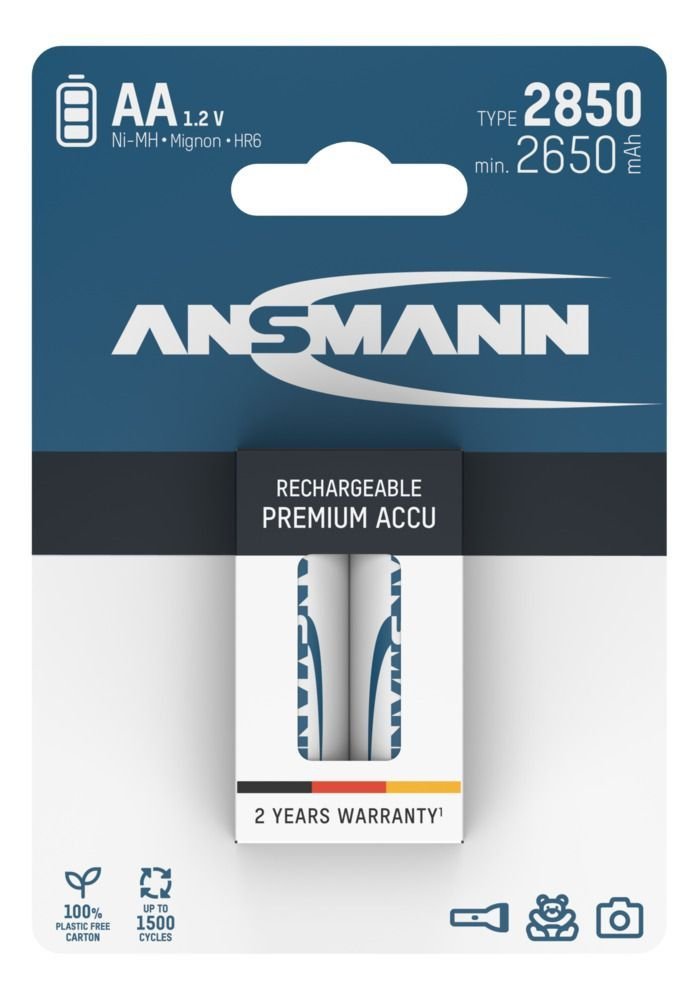 Akumulator Ansmann NiMH AA/HR6 typ 2850, 2 szt