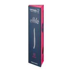 Nóż składany Opinel Effile No.12, ostrze 120 mm, padouk, 002556