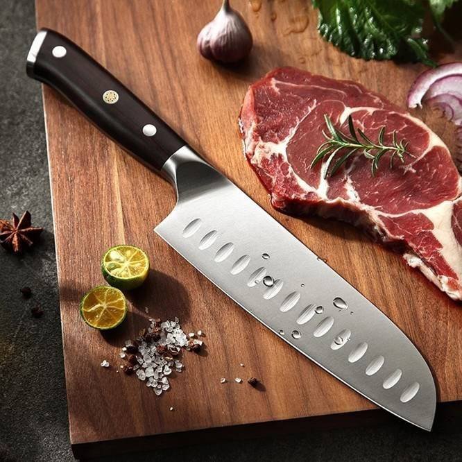 Nóż Dellinger SAMURAI (German) Santoku 180mm [XZ-B13SS7]