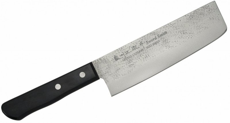 Nóż Nakiri Satake Nashiji 16cm, stal 420J2, do warzyw