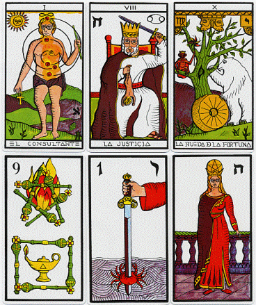 Karty Fournier Tarot Ezoteryczny 78 Kart Symbolika 12x7