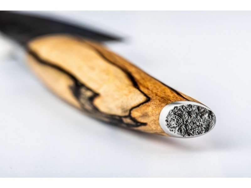 Nóż Santoku Forged Katai 14cm - stal VG10, 5 warstw, drewno korzeniowe