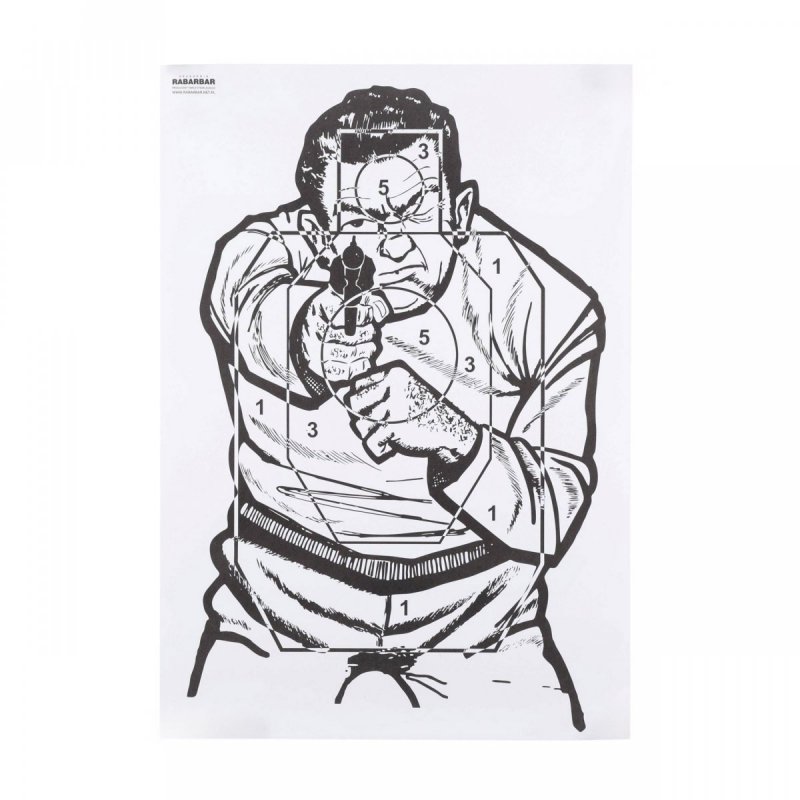 Tarcza strzelecka Napstnik 50 szt.