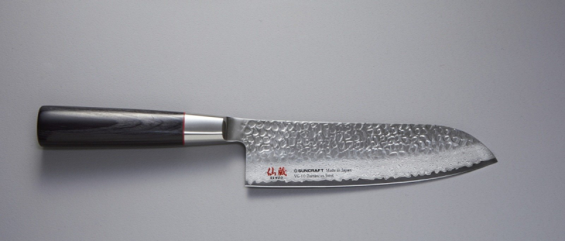 Nóż kuchenny Suncraft SENZO CLASSIC Santoku 167 mm