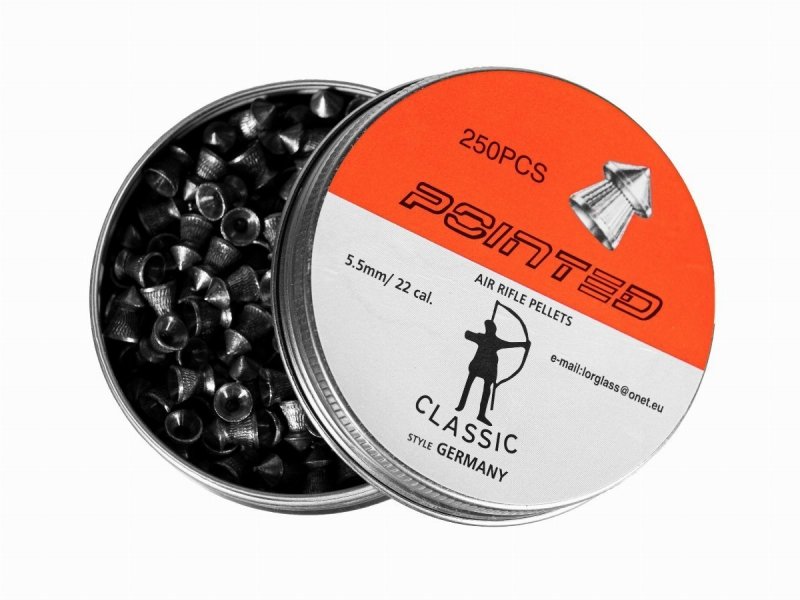 Śrut diabolo Classic Pointed Boxer 5,5 mm 250 szt. molet