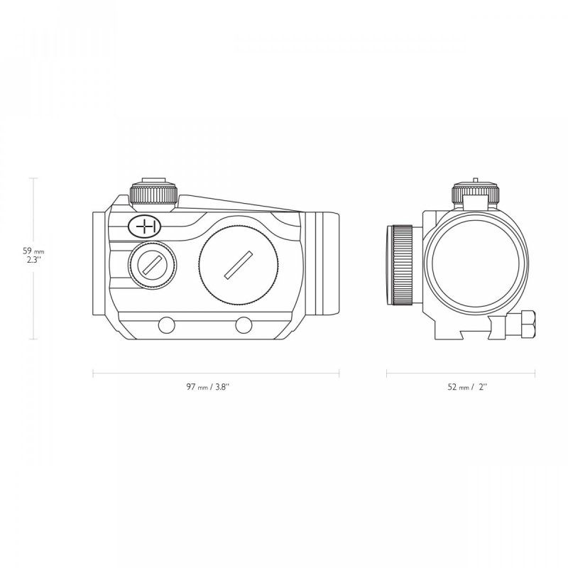 Kolimator Hawke Vantage RD 1x30 Dovetail 3 MOA dot