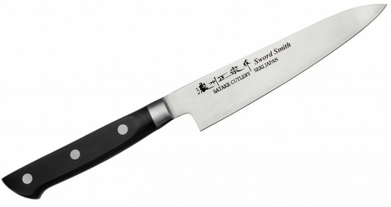 Nóż uniwersalny Satake Katsu 13,5cm, stal molibdenowa, Pakka