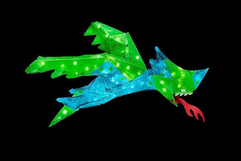 Creatto Świecący Smok i Przyjaciele - Zestaw Kreatywny LED