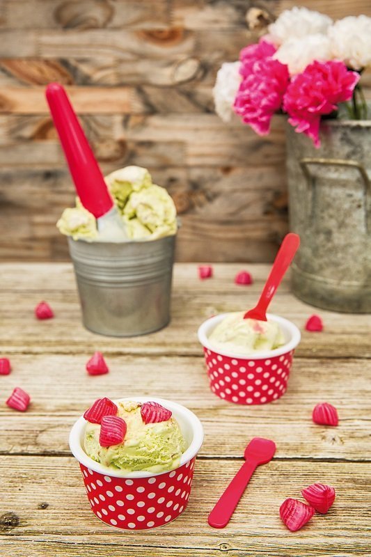 Zak! - Miseczka na lody, żółto-biała