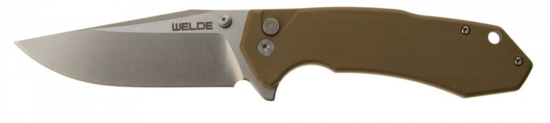 Welde nóż składany D2F64 ciemna zieleń