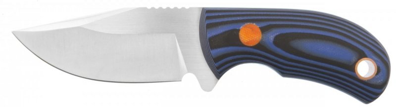 Womsi Fox nóż czarno-niebieska mikarta 14C28N