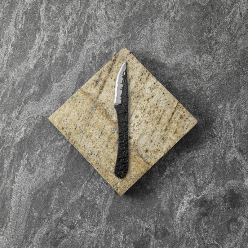 Kanetsune Shirogami#2 Nóż Kiridashi 65 mm prosty