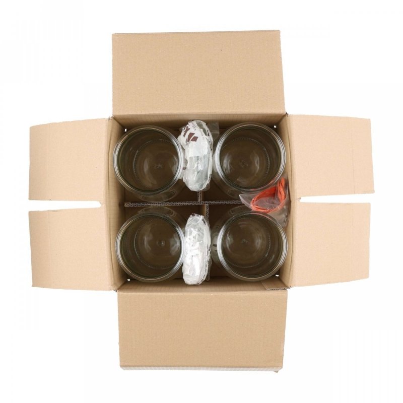 Słoik Weck Tulip z pokrywką, uszczelką i 2 zapinkami 1750 ml 4 szt